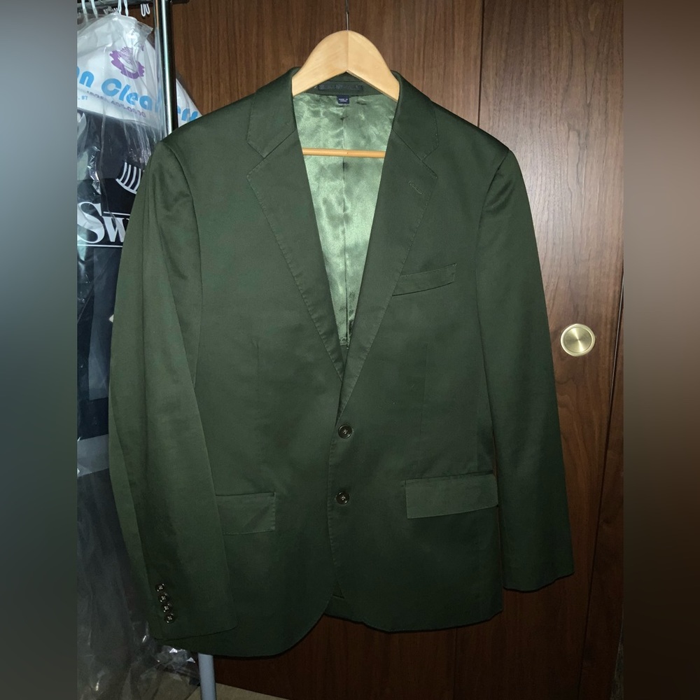 J Crew Ludlow olive green blazer